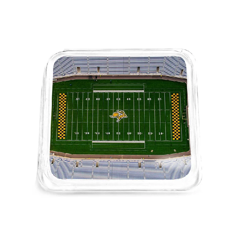 South Dakota State Jackrabbits - DJD Stadium Aerial Drink Coaster