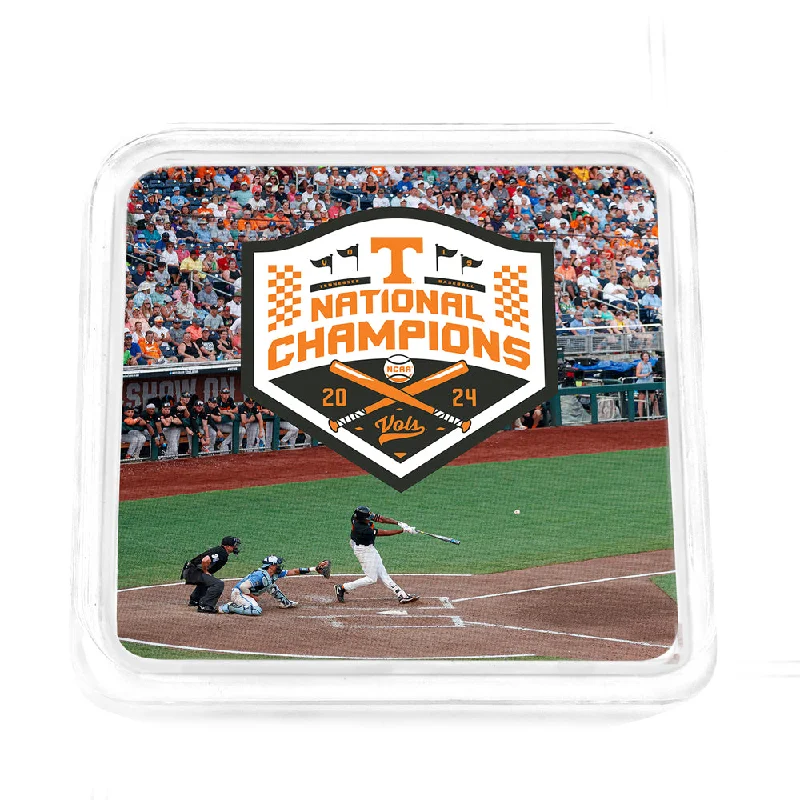 Tennessee Volunteers - It's Out of Here NCAA Baseball National Champions Drink Coaster