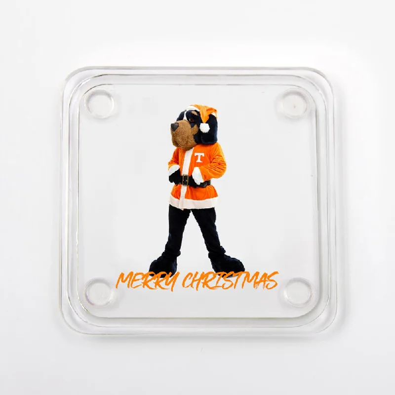 Tennessee Volunteers -  Merry Christmas Smokey Drink Coaster