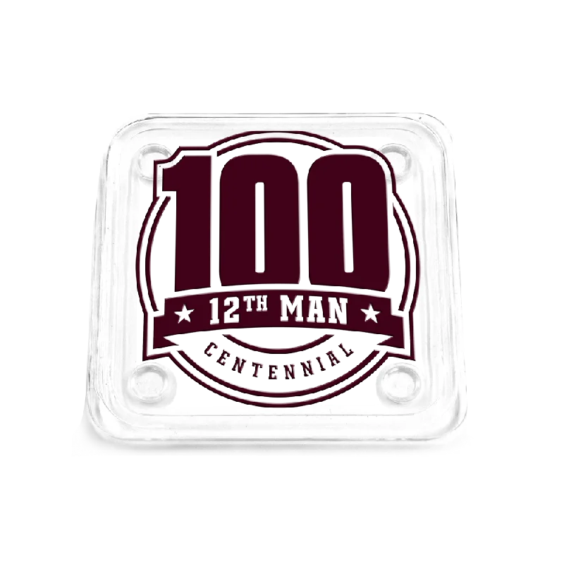 Texas A&M - 12th Man Centennial Seal Drink Coaster