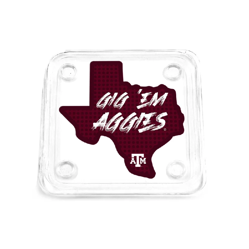 Texas A&M - GIG 'EM Aggies State Drink Coaster