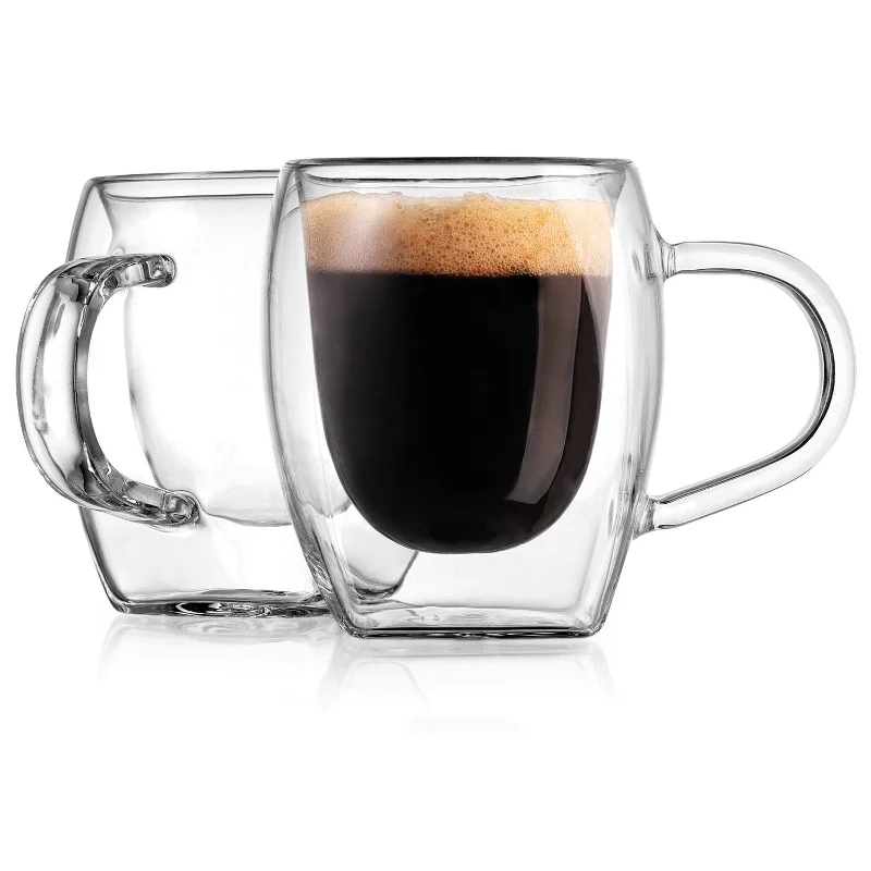 Contessa Espresso Double Wall Mug, Set of 2