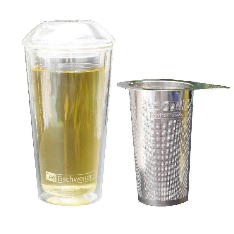 Double-Walled Tea Glass with Filter No.6073