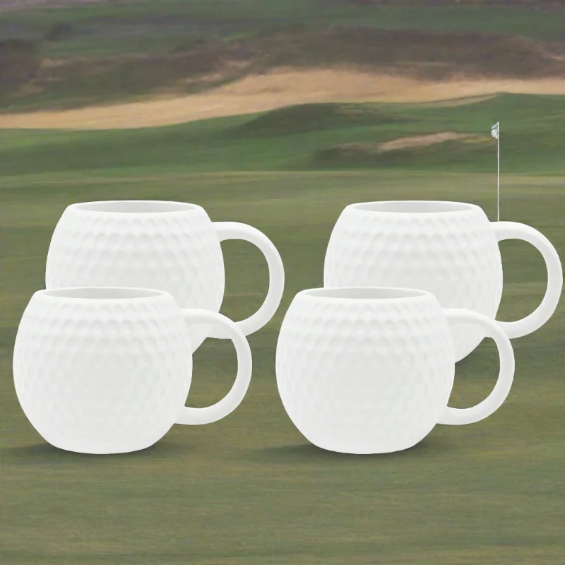 Godinger League Golf Ball Mug, Set of 4