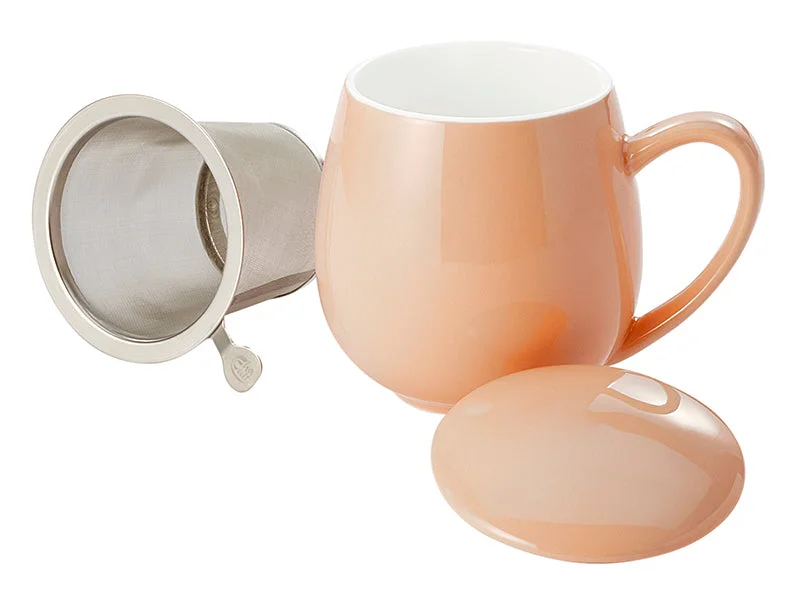 Herb Tea Mug "Saara" porcelain, apricot-27457