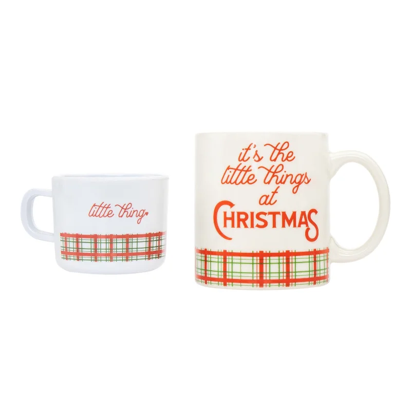 It's The Little Things Mug, Set of 2