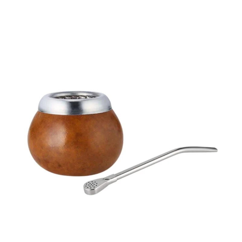 Mate Drinking Vessel and Pipe- 27345