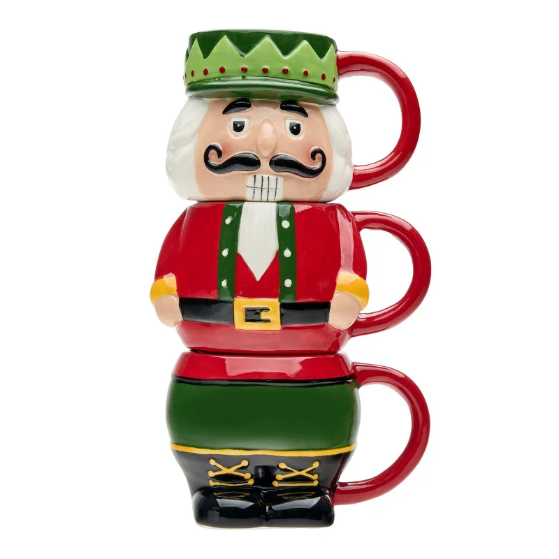 Nutcracker Stacking Mug Set