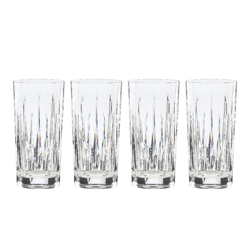 Soho Crystal Highball Glasses, Set of 4