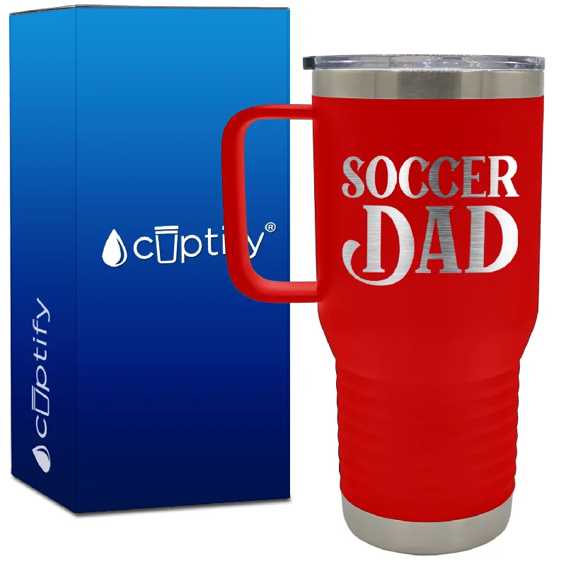 Soccer Dad 20oz Soccer Travel Mug