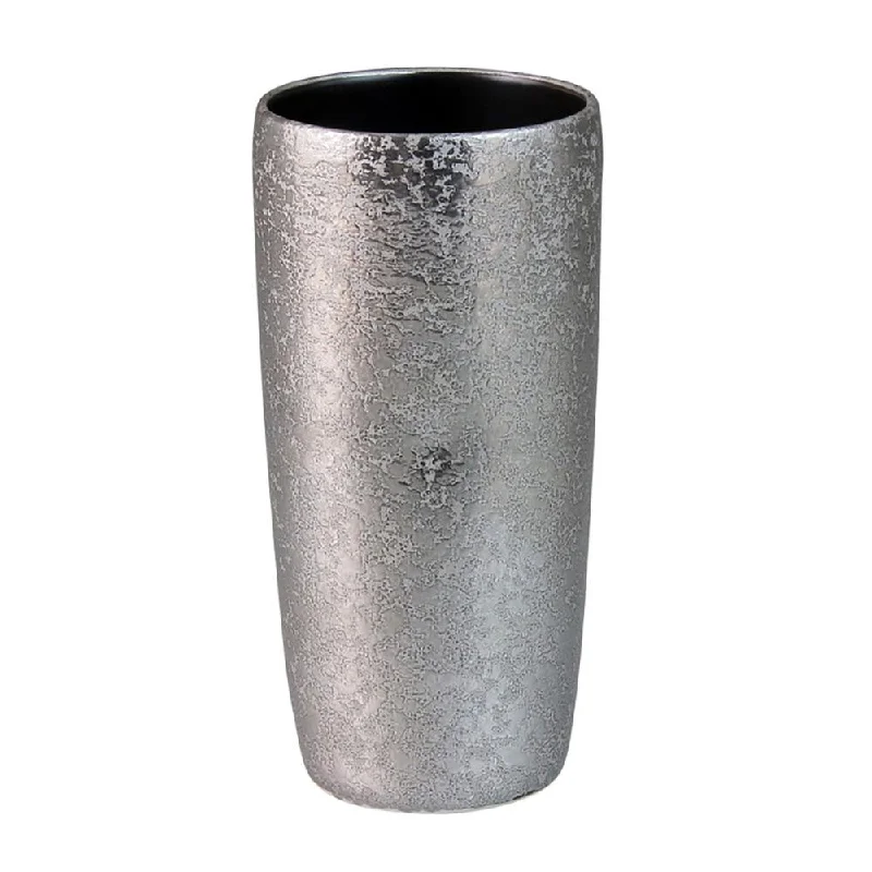 Touetsugama Aritayaki Dimple Rock Tumbler - Ibushi Silver - Black いぶし銀内ブラック　えくぼロックビアカップ