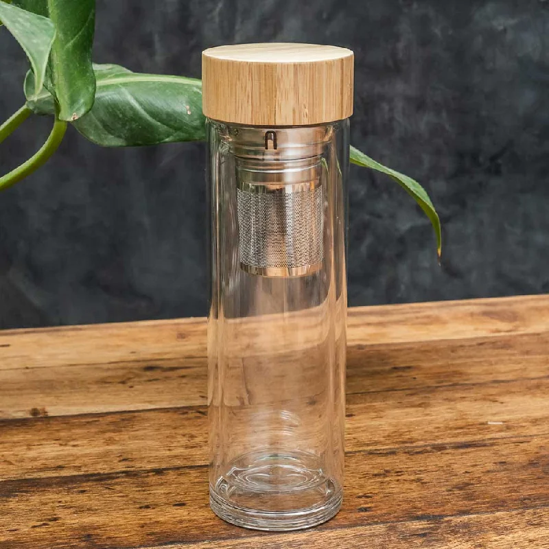 Wooden Boro Double Wall Tumbler