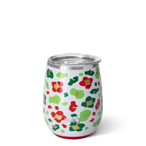 SWIG - 14 oz Stemless Wine Cup, Jingle Jungle